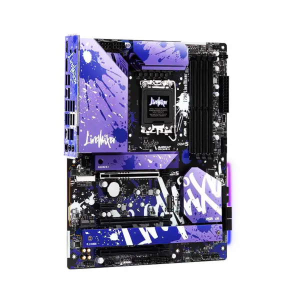 Placa-mãe AsRock Z790 Livemixer Ddr5 Atx Lga 1700 13ª Geração Z790 Livemixer 13600k 13700k