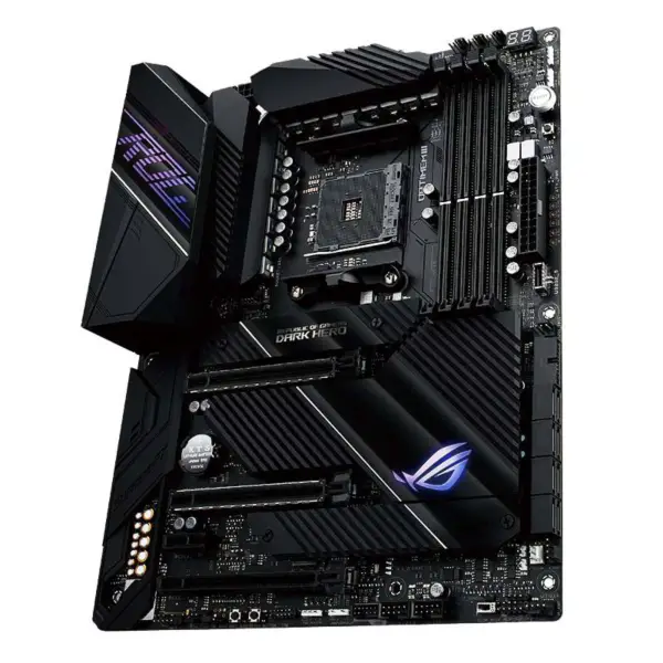 Placa-mãe Asus Rog Crosshair Viii Dark Hero C8dh X570 Argb Suporte para processador de jogos 5800x 5900x 5950x
