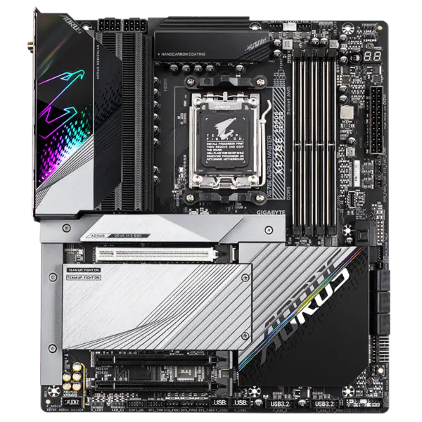 Placa-mãe Ga X670e Aorus Master Suporte Cpu Am5 7950x 7900x 7700x 7600x