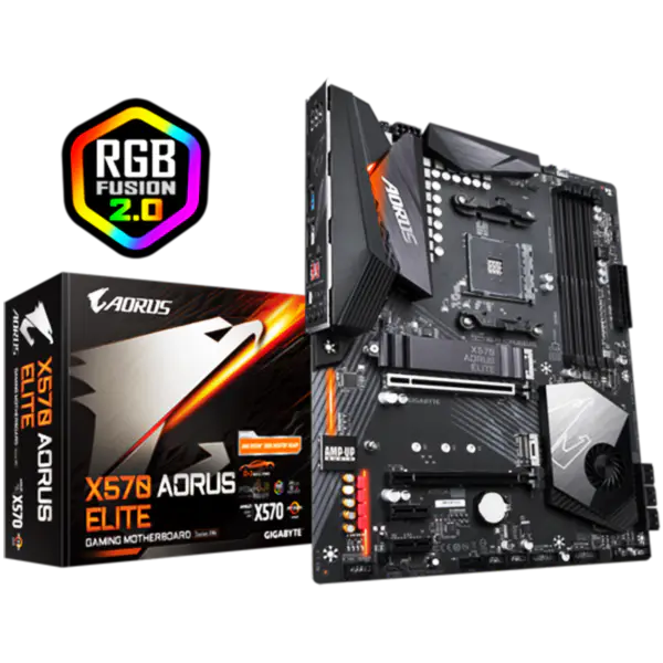 Peças para Computadores Placa-mãe X570 Am4 5600g Ga X570 Aorus Elite Atx Processador