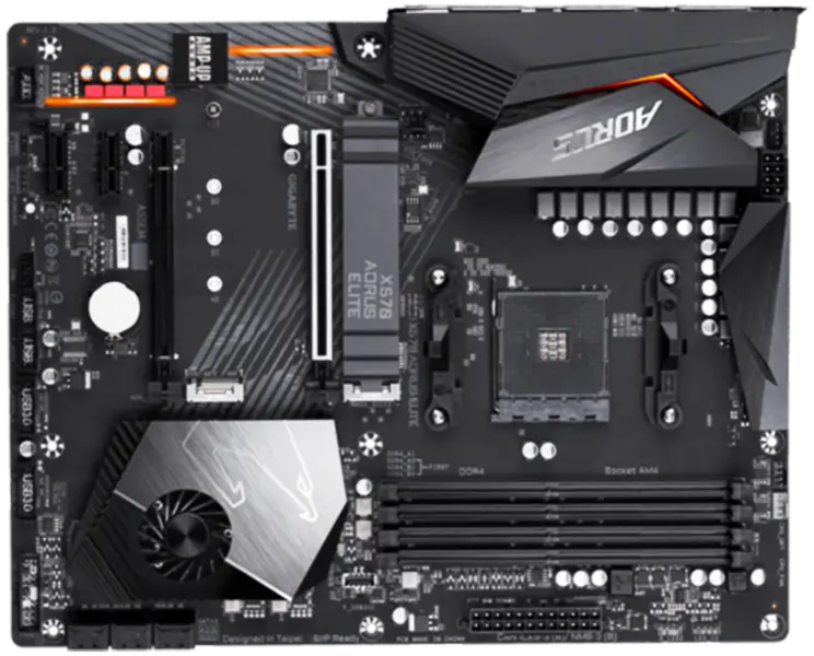 Peças para Computadores Placa-mãe X570 Am4 5600g Ga X570 Aorus Elite Atx Processador