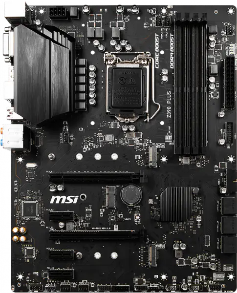 Msi Motherboard Z390m Suporta 8700 Processador Win7 Sistema Desktop Motherboard 8ª 9ª Geração Cpu Z390m S01 Z390