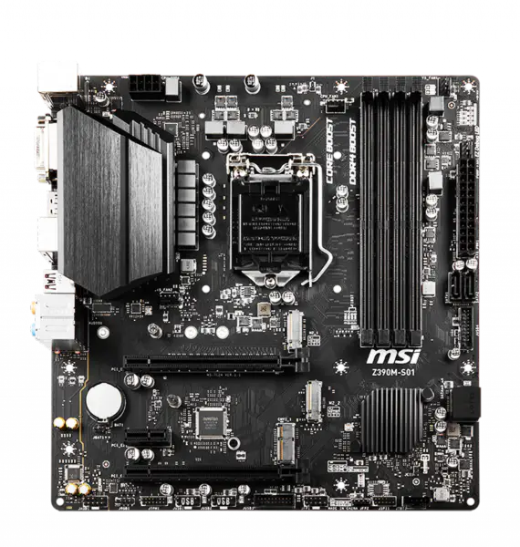 Msi Motherboard Z390m Suporta 8700 Processador Win7 Sistema Desktop Motherboard 8ª 9ª Geração Cpu Z390m S01 Z390