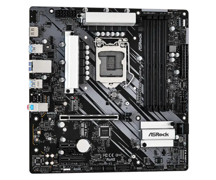 Asrock Z590 Phantom Gaming 4 Ddr4 Phantom Gaming Motherboard Suporta CPU 11900k 11700k Intl Z590 Lga 1200