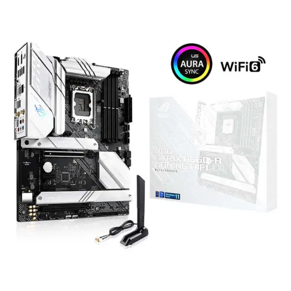 Rog Strix B660-a Gaming Wifi D4 Snow Blowing Motherboard Suporte Cpu 12ª Geração Intl B660 Lga 1700