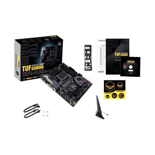 Tuf Gaming X570-plus Wi-fi Support Cpu 5700g/5800x/5900x And X570 Socket Am4 Gaming Motherboard