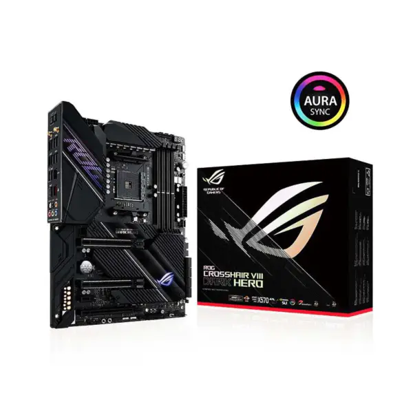 Rog Crosshair Viii Dark Hero C8dh Gaming Motherboard E X570 Suporta Cpu 5900x 5800x 5600x Socket Am4