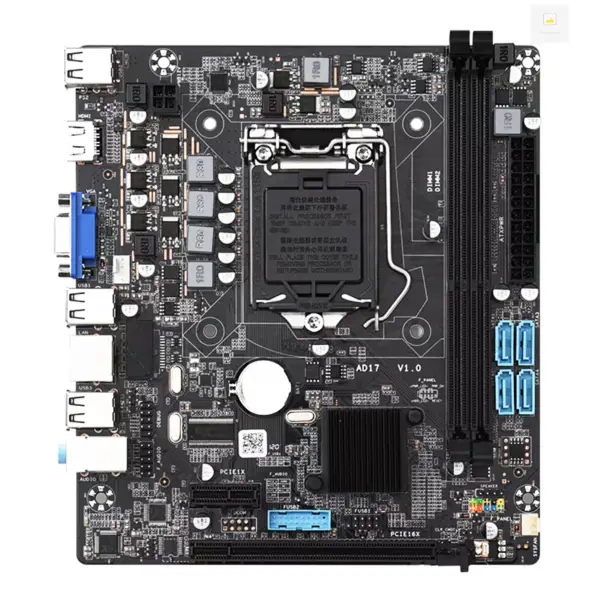 Placa-mãe B75 sem riser Placa-mãe de soquete Lga1155 Placa-mãe de alto desempenho para jogos Ddr3 para PC