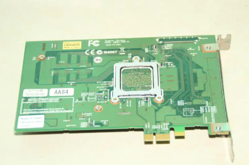 Placa de hardware de alta velocidade Canopus FIRECODER Blu-ray MHX-C1 PCI X1 AM09-PC-809