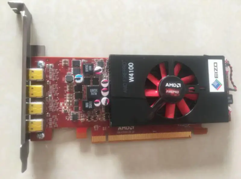Placa gráfica profissional AMD FirePro W4100 2G DDR5