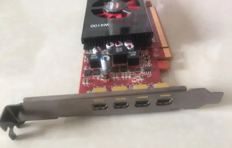 Placa gráfica profissional AMD FirePro W4100 2G DDR5