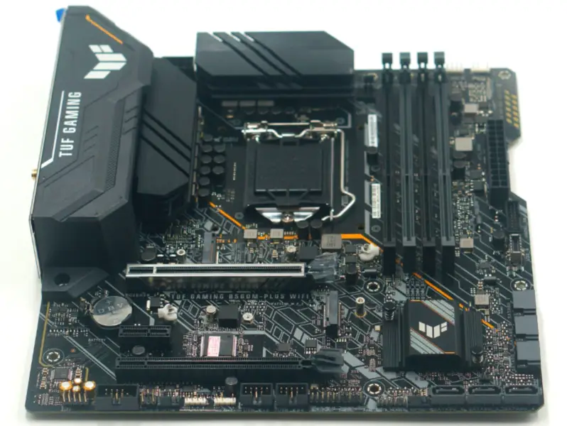 Placa-mãe ASUS TUF GAMING B560M PLUS WIFI Intel B560 5000+(OC) 128G USB 3.2 SATA M.2 Suporte CPU LGA 1200 de 10 / 11ª geração