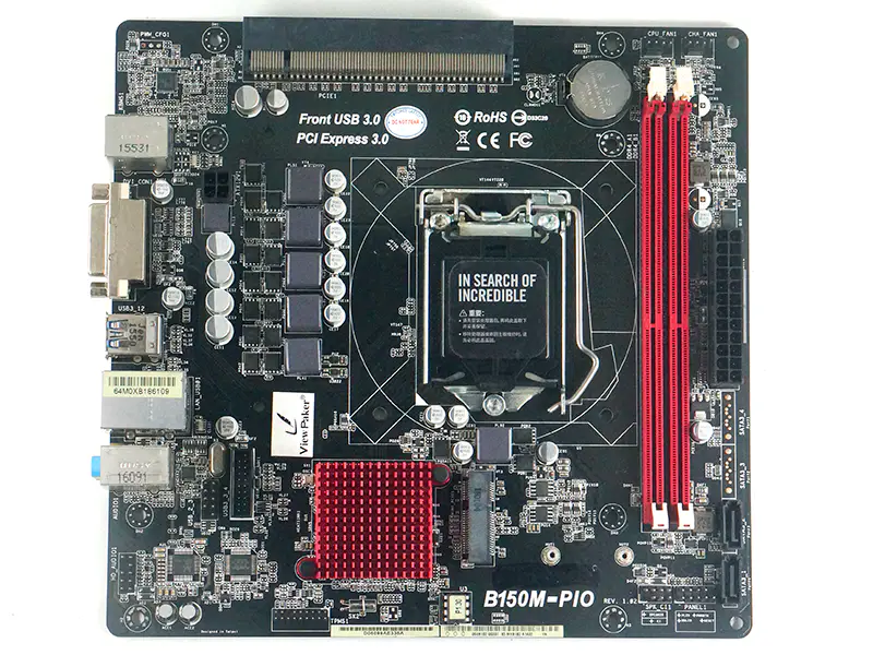 Placa-mãe Asrock B150M-PIO LGA 1151 DDR4