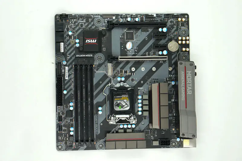 Placa-mãe MSI B250M MORTAR LGA 1151 DDR4 USB2.0 USB3.1 SATA3 DVI HDMI 64GB