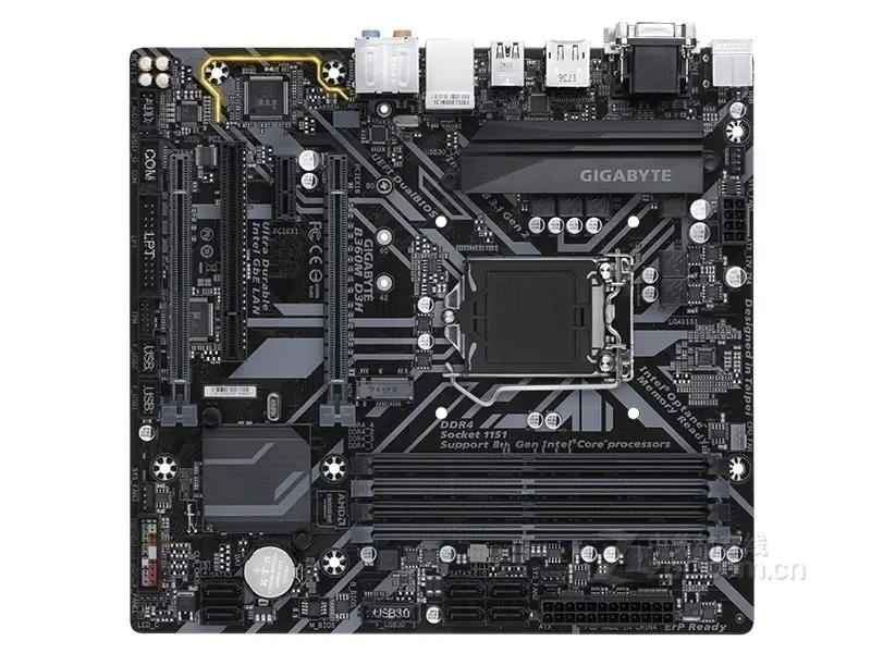 Gigabyte B360M D3H Placa-mãe LGA1151 DDR4 B360
