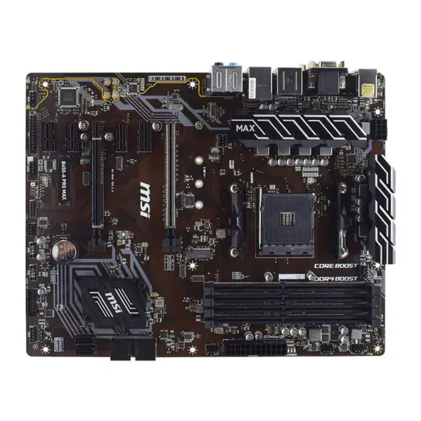 MSI B450-A PRO MAX Placa-mãe AMD B450 Socket AM4 DDR4