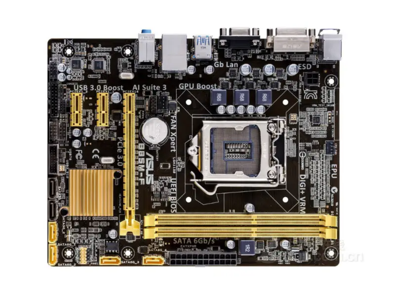 Placa-mãe para desktop Asus B85M-F B85 LGA 1150 i7 i5 i3 DDR3 16G SATA3 USB3.0 Micro-ATX