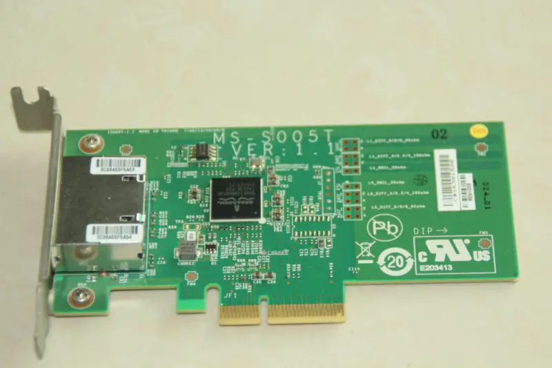 Placa de rede Gigabit de porta dupla Broadcom BCM5718 VER:1.1