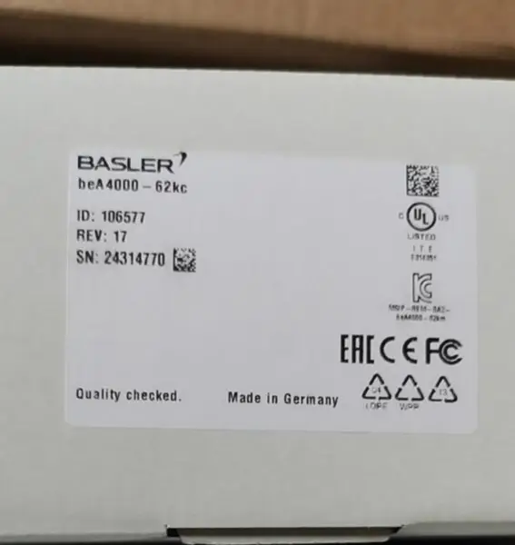 Câmara industrial Basler BEA4000-62KC