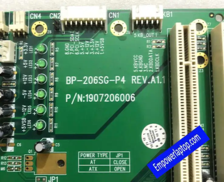 Placa-mãe industrial Aaeon BP-206SG-P4 REV.A1.1