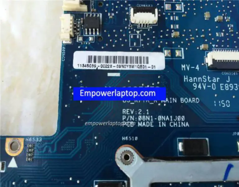 Toshiba C670 08N1-0NA1J00 Placa-mãe