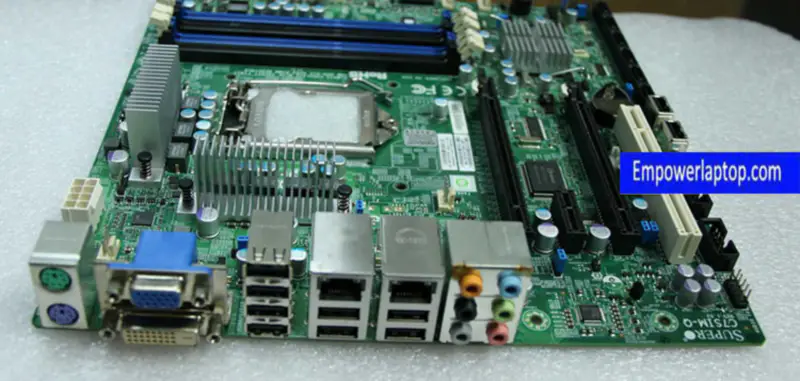 SuperMicro C7SIM-Q 1156-pin Placa-mãe para servidor Dual NIC suporta CPU I3 I5 I7 Xeon