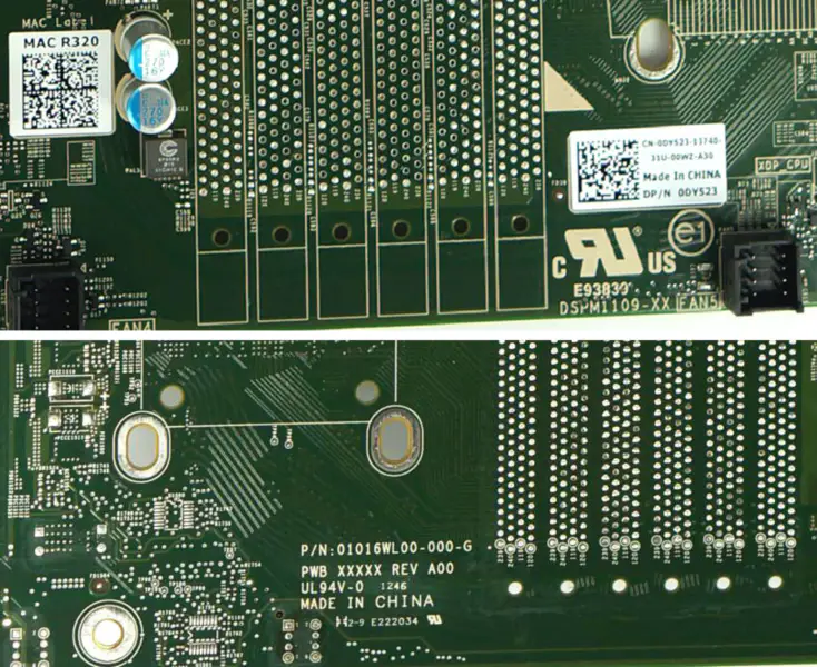 Placa-mãe de servidor Dell 0DY523 DY523 CN-0DY523 para PowerEdge R320