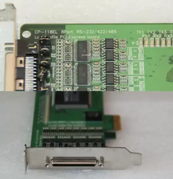 MOXA CP-118EL 8 PORTAS RS-232/422/485 CARTÃO SERIAL PCIe placa-mãe industrial