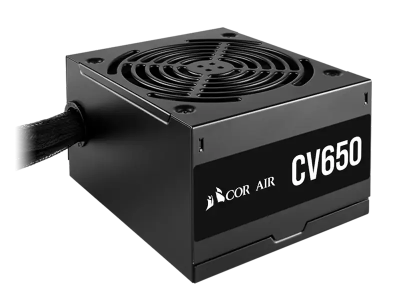 Fonte de alimentação para PC Cors Air Power Cv650 650w Atx High Power Supply 80plus Low Noise Fan Rps0128