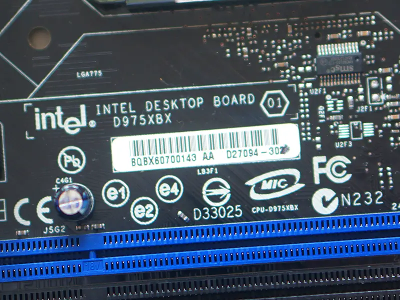 Placa-mãe Intel D975XBX