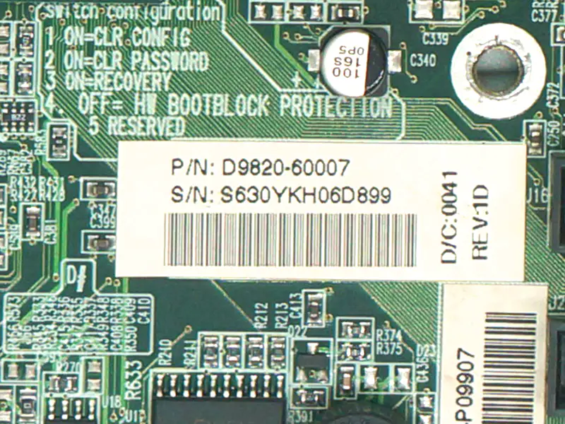 Placa-mãe HP D9820-60007