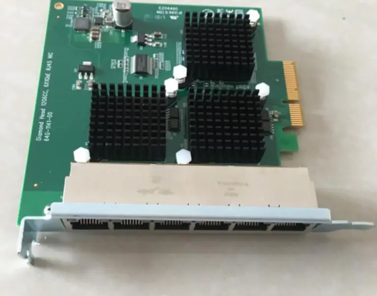 Placa de rede Gigabit Ethernet Diamond Head 12G6CC 6 portas PCI-E X4