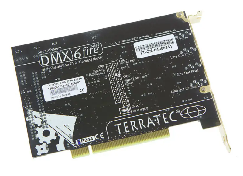 Placa de som Terratec DMX 6Fire 24/96