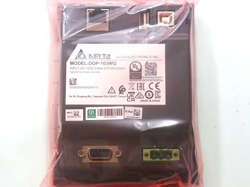 Ecrã HMI Delta DOP-103WQ