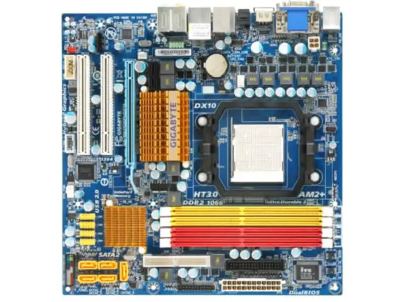 Placa-mãe para desktop Gigabyte GA-MA78GPM-DS2H DDR2 SATA II