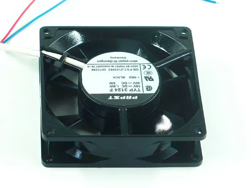 PAPST TYP3124F Ventilador DC 18V 5w 30V