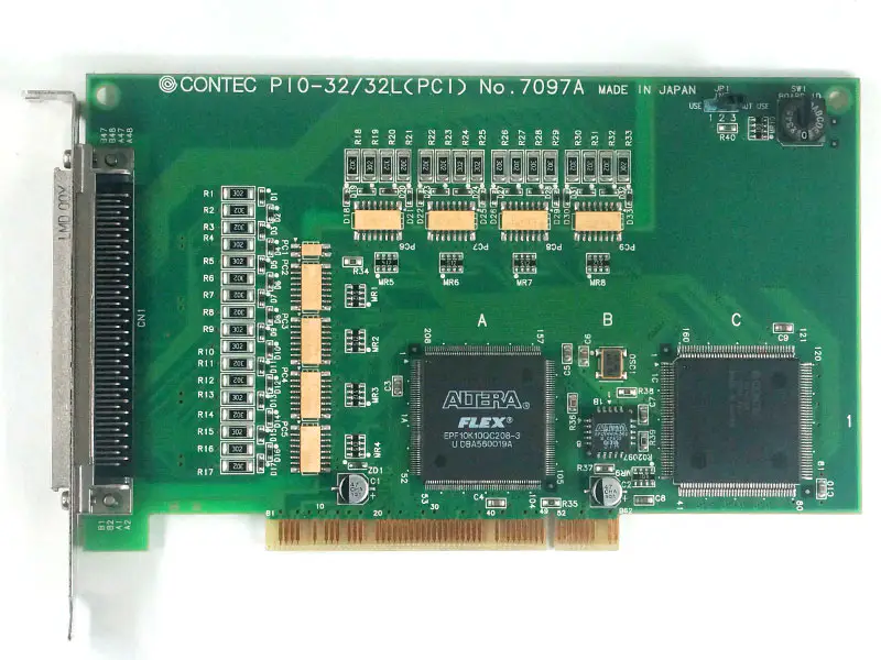 Placa CONTEC Placa de E/S digitais isoladas CONTEC PIO-32/32L(PCI) N.º 7097A placa-mãe