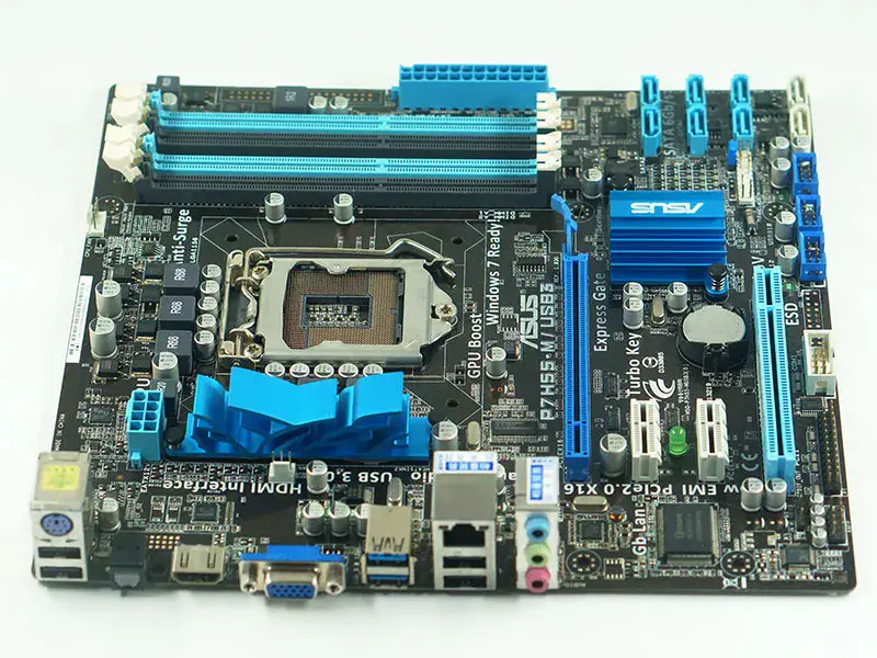Placa-mãe Asus P7H55-M/USB3