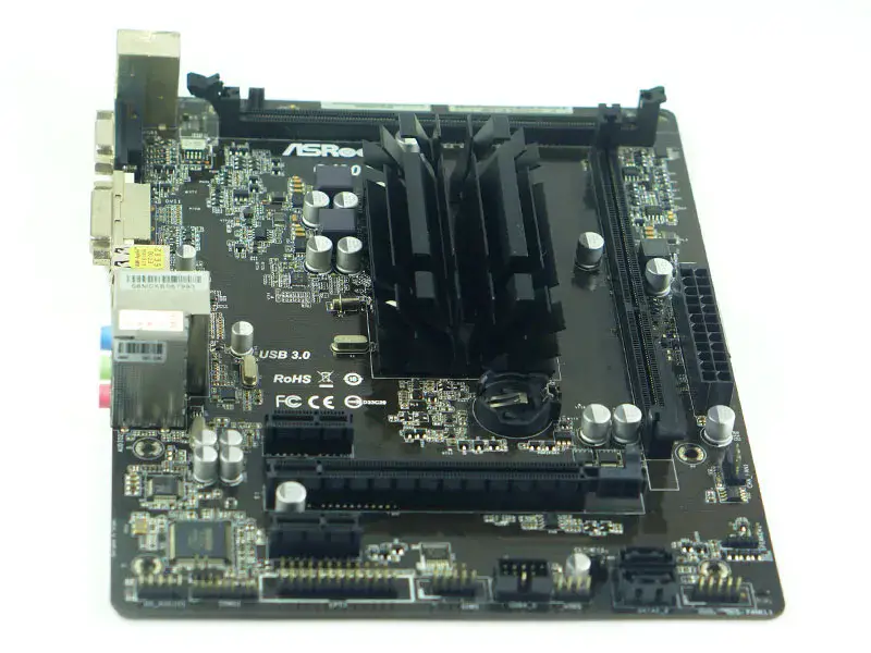 Placa-mãe Asrock Q1900M integrada J1900 Quad-core DDR3