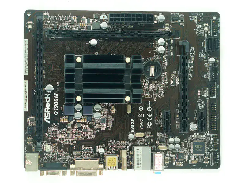 Placa-mãe Asrock Q1900M integrada J1900 Quad-core DDR3