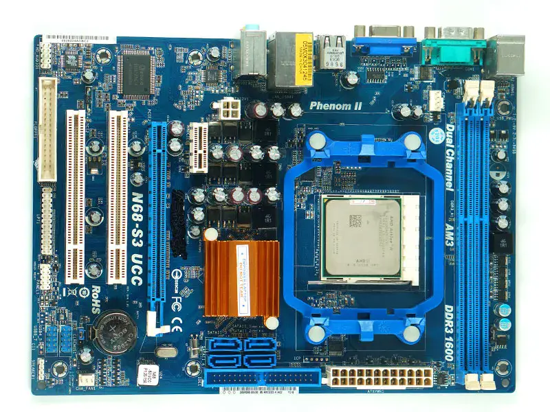 Placa-mãe Asrock AM3 integrada pequena N68-S3 UCC