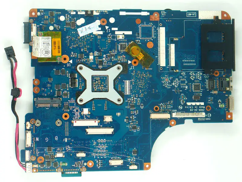 Toshiba Satellite 17'' L500D L505D NSWAE LA-5332P K000093250 Placa-mãe