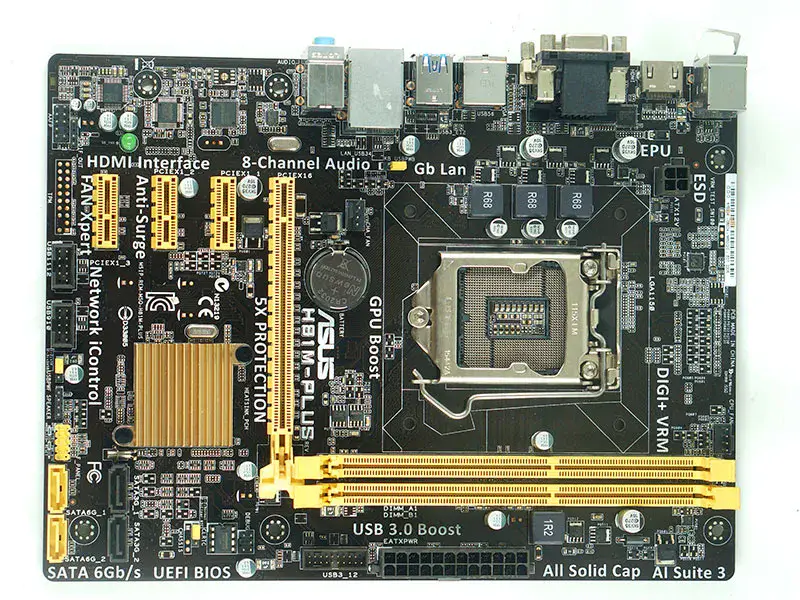 Placa-mãe Asus H81M-PLUS