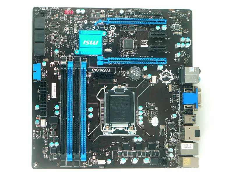 MSI B85M-G43 Placa-mãe LGA1150 DDR3 32GB M-ATX