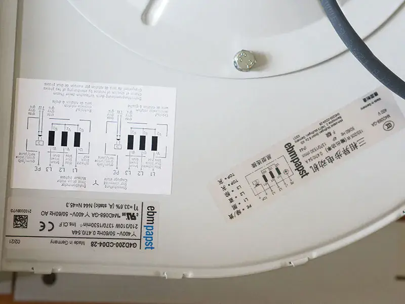 Ebmpapst G4D200-CD04-24 G4D200-CD04-28 Ventilador