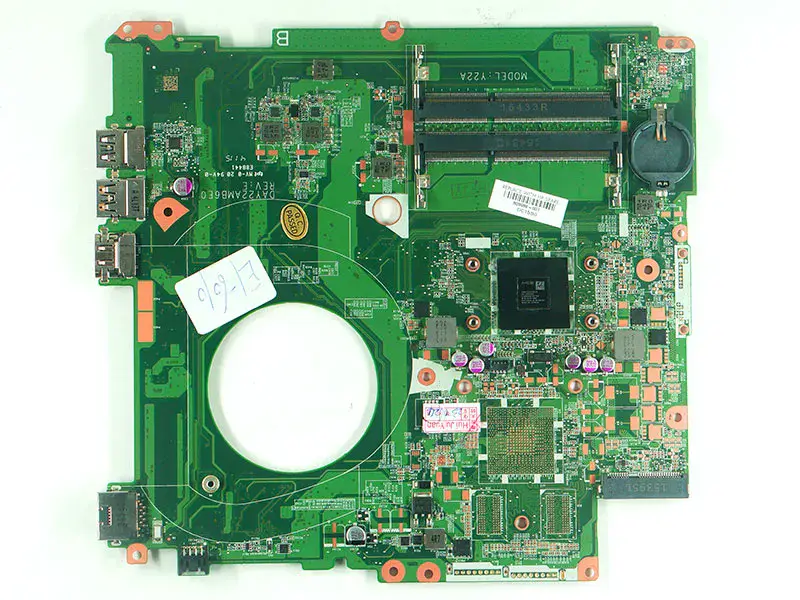 Placa-mãe HP 809988-001 809988-501 809988-601 DAY22AMB6E0 E1-6010U DDR3