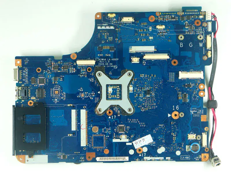 Toshiba K000092150 L500 L555 Placa-mãe
