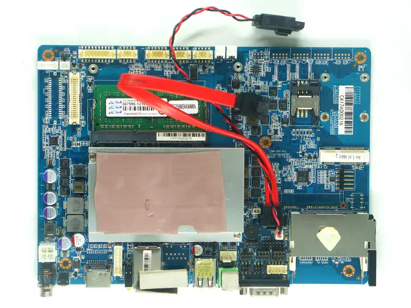 AVALUE EBM-CDV A11 placa-mãe de controlo industrial Atom D2550 de 5,25 polegadas sem ventoinha incorporada
