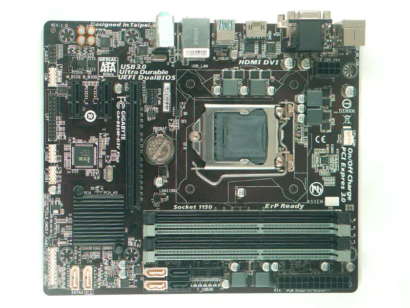 Placa-mãe GIGABYTE GA-B85M-D3V PLUS