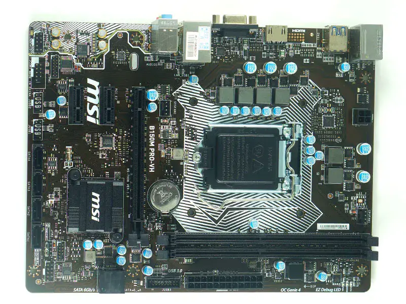 Placa-mãe MSI B150M PRO-VH B150 LGA 1151 G4560 Micro-ATX